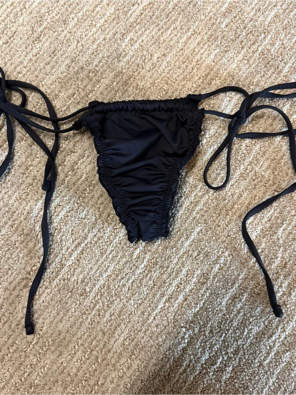 Frankies Bikinis Tidal Micro String Bikini Bottom